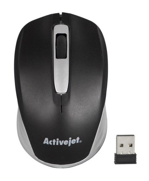 Activejet Mysz bezprzewodowa AMY-313 USB (optyczna; 1200 DPI; czarna) Activejet Mysz bezprzewodowa AMY-313 USB (optyczna; 1200 DPI; czarna)