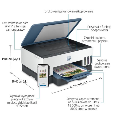 HP Urządz. Wielof. Smart Tank 725 All-in-One 28B51A HP Urządz. Wielof. Smart Tank 725 All-in-One 28B51A