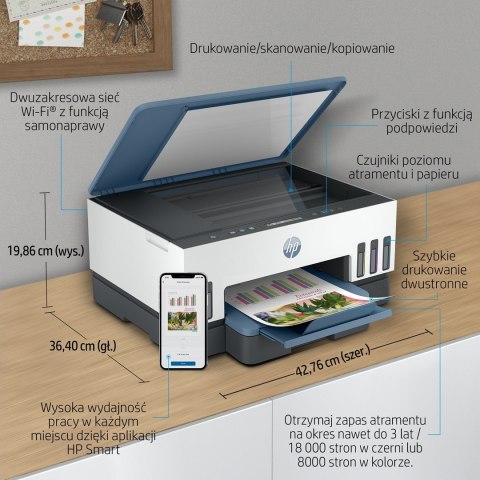 HP Urządz. Wielof. Smart Tank 725 All-in-One 28B51A HP Urządz. Wielof. Smart Tank 725 All-in-One 28B51A