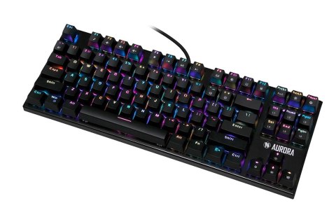 KLAWIATURA I-BOX AURORA K-2R RGB, MECHANICZNA, BLUE SWITCH, GAMING KLAWIATURA I-BOX AURORA K-2R RGB, MECHANICZNA, BLUE SWITCH, GAMING