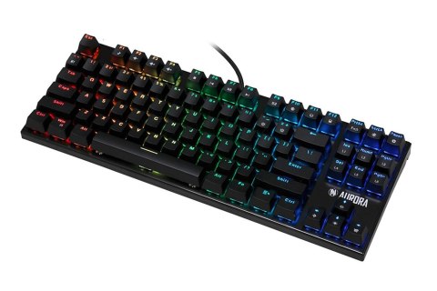 KLAWIATURA I-BOX AURORA K-2R RGB, MECHANICZNA, BLUE SWITCH, GAMING KLAWIATURA I-BOX AURORA K-2R RGB, MECHANICZNA, BLUE SWITCH, GAMING