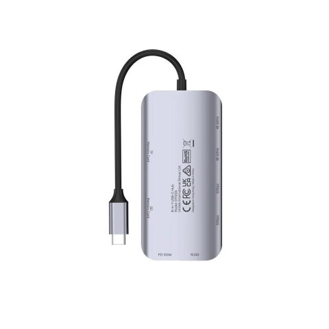 UNITEK AKTYWNY HUB USB-C 2X HDMI, CZYTNIK SD, 4K, RJ-45, PD 100W, 5 GBPS UNITEK AKTYWNY HUB USB-C 2X HDMI, CZYTNIK SD, 4K, RJ-45, PD 100W, 5 GBPS