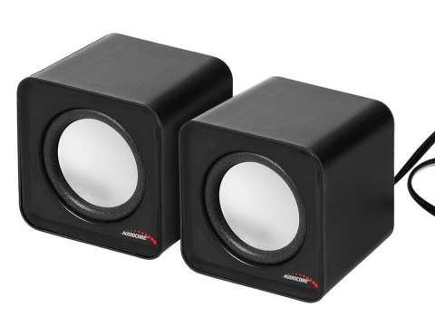 Zestaw głośników komputerowe AUDIOCORE AC870B (2.0; kolor czarny) Zestaw głośników komputerowe AUDIOCORE AC870B (2.0; kolor czarny)