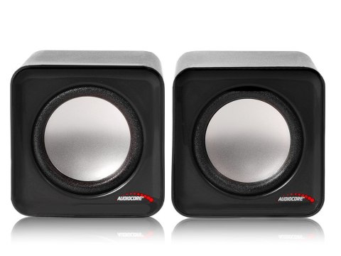 Zestaw głośników komputerowe AUDIOCORE AC870B (2.0; kolor czarny) Zestaw głośników komputerowe AUDIOCORE AC870B (2.0; kolor czarny)