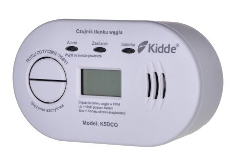 Czujnik tlenku węgla LCD K5DCO Kidde Czujnik tlenku węgla LCD K5DCO Kidde