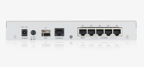 Firewall Zyxel USGFLEX100 1xWAN 4xLAN SPI firewall: 900 Mbps Max. IPsec VPN: 50 Firewall Zyxel USGFLEX100 1xWAN 4xLAN SPI firewall: 900 Mbps Max. IPsec VPN: 50