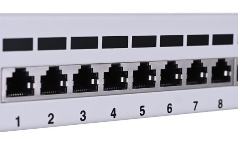 Patch panel Lanberg PPF6-9012-S (1U; 10"; kat. 6; FTP; 12xRJ-45) Patch panel Lanberg PPF6-9012-S (1U; 10"; kat. 6; FTP; 12xRJ-45)