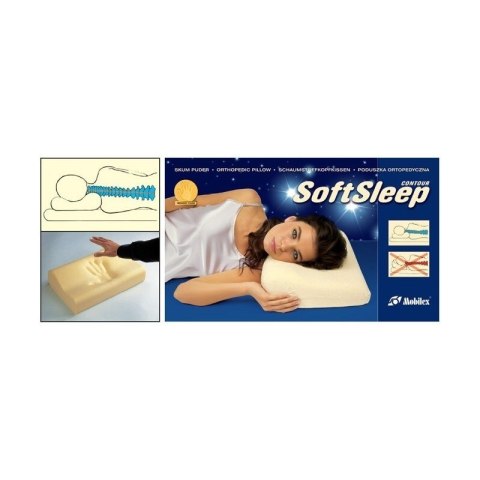Poduszka ortopedyczna SoftSleep ból szyi CONTOUR M Poduszka ortopedyczna SoftSleep ból szyi CONTOUR M