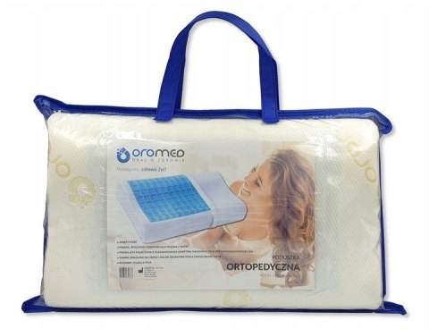 Poduszka profilowana ortopedyczna z chłodzącym wkładem żelowym OROMED ORO-RELAX GEL Poduszka profilowana ortopedyczna z chłodzącym wkładem żelowym OROMED ORO-RELAX GEL