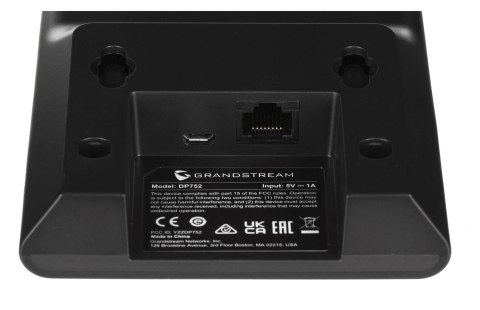 GRANDSTREAM TELEFON VOIP DP 752 Baza GRANDSTREAM TELEFON VOIP DP 752 Baza