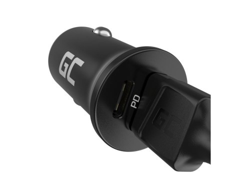 GREEN CELL ŁADOWARKA SAMOCHODOWA GC POWERRIDE NANO38 38W 6A 1X USB-C 1X USB-A GREEN CELL ŁADOWARKA SAMOCHODOWA GC POWERRIDE NANO38 38W 6A 1X USB-C 1X USB-A