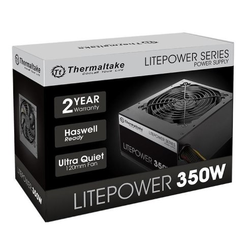 THERMALTAKE LITEPOWER II BLACK 350W (ACTIVE PFC, 120MM) PS-LTP-0350NPCNEU-2 THERMALTAKE LITEPOWER II BLACK 350W (ACTIVE PFC, 120MM) PS-LTP-0350NPCNEU-2
