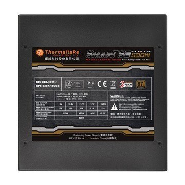 THERMALTAKE SMART SE 530W MODULAR (SPR. 80+ BRONZE, 2XPEG, 140MM, SINGLE RAIL) SPS-530MPCBEU THERMALTAKE SMART SE 530W MODULAR (SPR. 80+ BRONZE, 2XPEG, 140MM, SINGLE RAIL) SPS-530MPCBEU