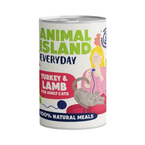 ANIMAL ISLAND Indyk i jagnięcina - Karma mokra dla kotów - 400g ANIMAL ISLAND Indyk i jagnięcina - Karma mokra dla kotów - 400g