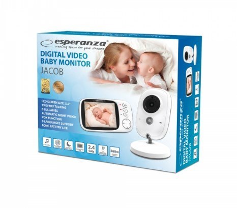 ESPERANZA NIANIA ELEKTRONICZNA Z WYŚWIETLACZEM LCD 3.2" JACOB EHM002 (WYPRZEDAŻ) ESPERANZA NIANIA ELEKTRONICZNA Z WYŚWIETLACZEM LCD 3.2" JACOB EHM002 (WYPRZEDAŻ)