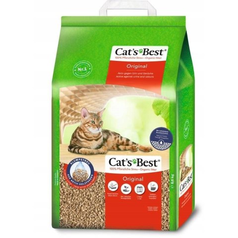 JRS Cat's Best Original - drewniany żwirek zbrylający dla kota - 5 l / 2,1 kg (WYPRZEDAŻ) JRS Cat's Best Original - drewniany żwirek zbrylający dla kota - 5 l / 2,1 kg (WYPRZEDAŻ)