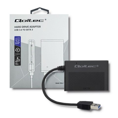 QOLTEC ADAPTER DO DYSKÓW HDD/SSD 2.5" SATA3 | USB3.0 QOLTEC ADAPTER DO DYSKÓW HDD/SSD 2.5" SATA3 | USB3.0