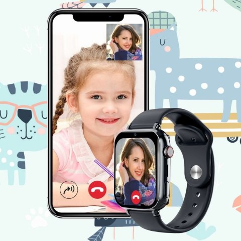 Smartwatch dziecięcy Manta Kevin czarny Smartwatch dziecięcy Manta Kevin czarny