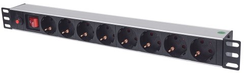 INTELLINET LISTWA ZASILAJĄCA RACK 19 X8 1U SCHUKO 3M BEZPIECZNIK 713986 INTELLINET LISTWA ZASILAJĄCA RACK 19 X8 1U SCHUKO 3M BEZPIECZNIK 713986