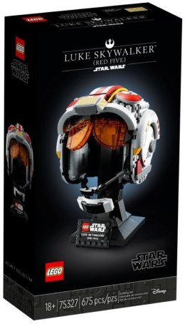LEGO Star Wars TM 75327 Hełm Luke'a Skywalkera Czerwony Pięć