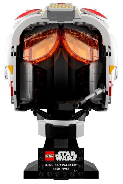 LEGO Star Wars TM 75327 Hełm Luke'a Skywalkera Czerwony Pięć LEGO Star Wars TM 75327 Hełm Luke'a Skywalkera Czerwony Pięć