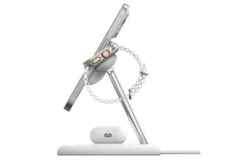 Ładowarka bezprzewodowa Belkin BoostCharge Pro 3-in-1 Wireless Charger with MagSafe iPhone/Apple Watch/AirPods 15W White Ładowarka bezprzewodowa Belkin BoostCharge Pro 3-in-1 Wireless Charger with MagSafe iPhone/Apple Watch/AirPods 15W White