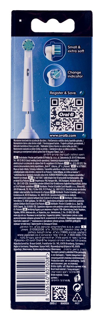 Braun Końcówki Oral-B EB10S-2 Spider-Man 2szt Braun Końcówki Oral-B EB10S-2 Spider-Man 2szt