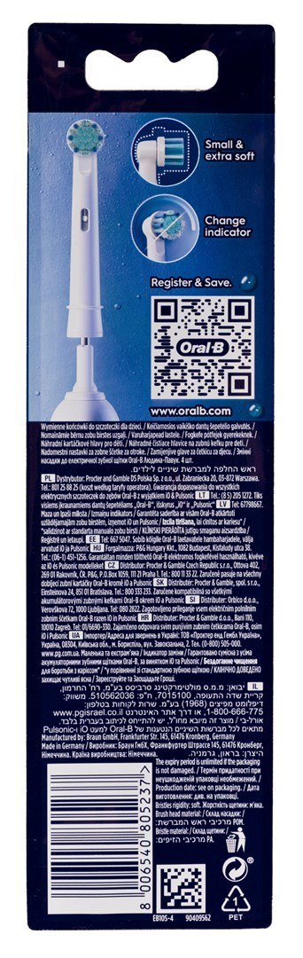 Braun Końcówki Oral-B EB10S-2 Spider-Man 4szt Braun Końcówki Oral-B EB10S-2 Spider-Man 4szt