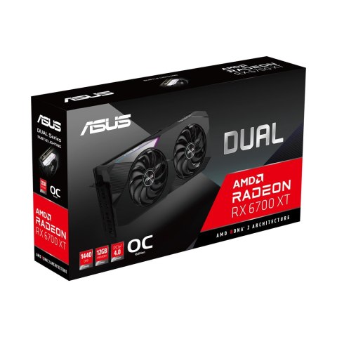 Karta graf. ASUS DUAL RX6700XT O 12G - OC Edition (WYPRZEDAŻ) Karta graf. ASUS DUAL RX6700XT O 12G - OC Edition (WYPRZEDAŻ)