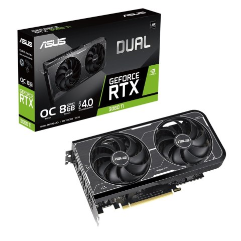 Karta graficzna ASUS Dual GeForce RTX 3060 Ti OC 8GB GDDR6X (WYPRZEDAŻ) Karta graficzna ASUS Dual GeForce RTX 3060 Ti OC 8GB GDDR6X (WYPRZEDAŻ)