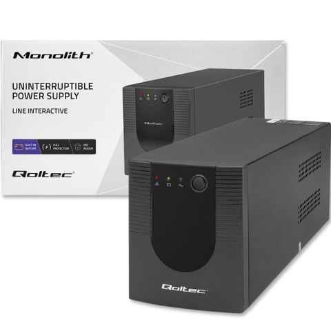 QOLTEC ZASILACZ AWARYJNY UPS LINE INTERACTIVE MONOLITH | 2000VA | 1200W (WYPRZEDAŻ) QOLTEC ZASILACZ AWARYJNY UPS LINE INTERACTIVE MONOLITH | 2000VA | 1200W (WYPRZEDAŻ)