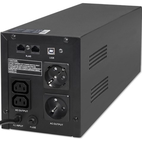 QOLTEC ZASILACZ AWARYJNY UPS LINE INTERACTIVE MONOLITH | 2000VA | 1200W (WYPRZEDAŻ) QOLTEC ZASILACZ AWARYJNY UPS LINE INTERACTIVE MONOLITH | 2000VA | 1200W (WYPRZEDAŻ)