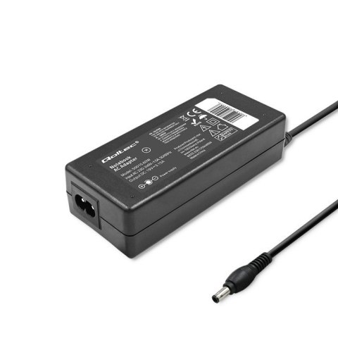 Zasilacz Qoltec 50015.60W do notebooka Samsung (19 V; 3,15 A; 60W; 5.5 mm x 3.5 mm) Zasilacz Qoltec 50015.60W do notebooka Samsung (19 V; 3,15 A; 60W; 5.5 mm x 3.5 mm)