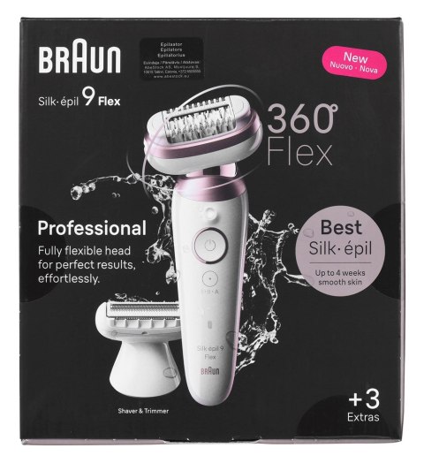 Braun Depilator elektryczny Silk-épil 9 Flex SES9-030 3D Braun Depilator elektryczny Silk-épil 9 Flex SES9-030 3D