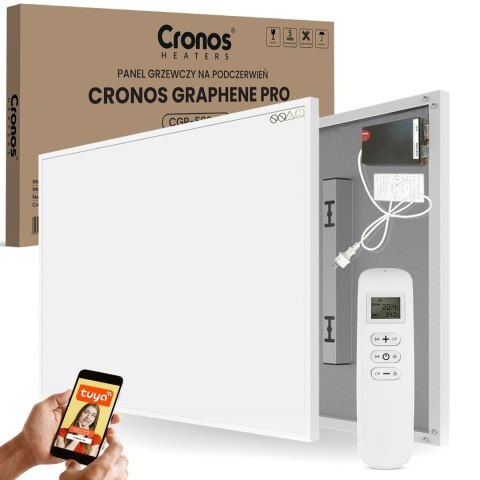 Promiennik podczerwieni Cronos Grafen PRO CGP-580TWP 580W z WiFi i pilotem Promiennik podczerwieni Cronos Grafen PRO CGP-580TWP 580W z WiFi i pilotem