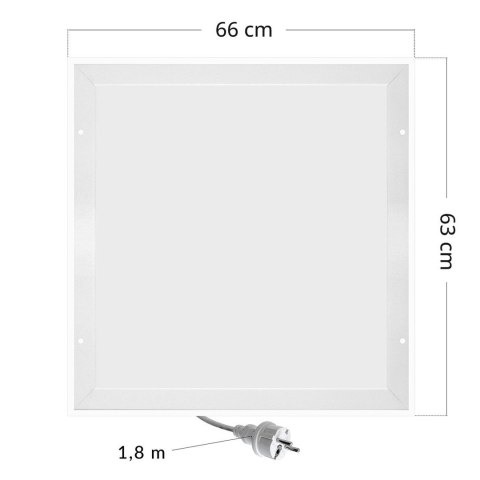 Promiennik podczerwieni Cronos Graphene LED CGL-420TP 420W biały LED z termostatem Promiennik podczerwieni Cronos Graphene LED CGL-420TP 420W biały LED z termostatem
