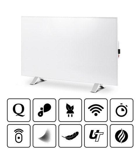 Promiennik podczerwieni Cronos Synthelith PRO CRP-980TWP 980W z WiFi i pilotem biały Promiennik podczerwieni Cronos Synthelith PRO CRP-980TWP 980W z WiFi i pilotem biały