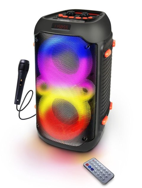 ESPERANZA GŁOŚNIK BT FM LED RGB KARAOKE SINGER EP156 ESPERANZA GŁOŚNIK BT FM LED RGB KARAOKE SINGER EP156
