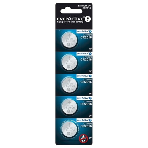 EVERACTIVE BATERIE LITOWE CR20165BL BLISTER- 5 SZT. EVERACTIVE BATERIE LITOWE CR20165BL BLISTER- 5 SZT.