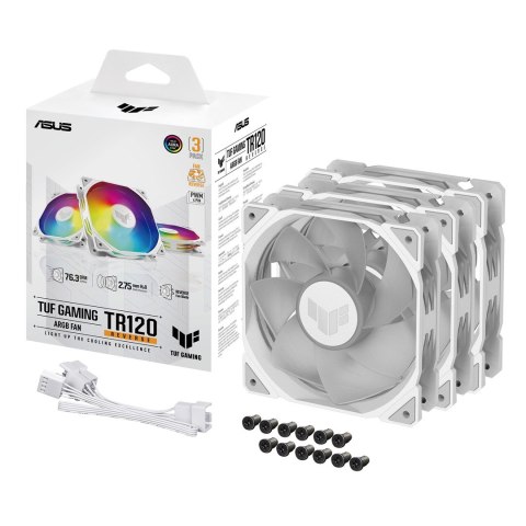 Wentylator ASUS TUF Gaming TR120 ARGB REVERSE WHITE 3IN1 Wentylator ASUS TUF Gaming TR120 ARGB REVERSE WHITE 3IN1
