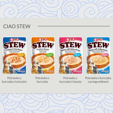 INABA CIAO Potrawka z kurczaka i tuńczyka 40g INABA CIAO Potrawka z kurczaka i tuńczyka 40g