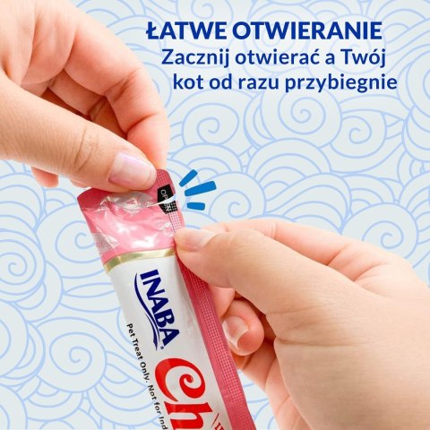 INABA Churu Kurczak z krabem - przysmak dla kota - 4x14 g INABA Churu Kurczak z krabem - przysmak dla kota - 4x14 g