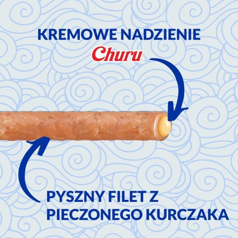 INABA Churu Rolls Tuńczyk z przegrzebkami - przysmak dla kota - 4x10 g INABA Churu Rolls Tuńczyk z przegrzebkami - przysmak dla kota - 4x10 g