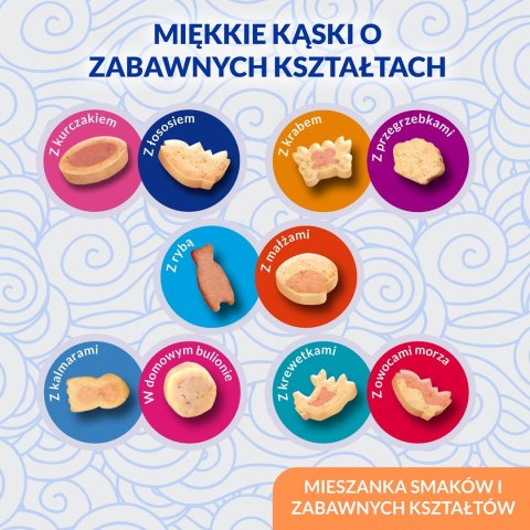 INABA Juicy Bites O smaku domowego bulionu i kalmara - przysmak dla kota - 3x11,3 g INABA Juicy Bites O smaku domowego bulionu i kalmara - przysmak dla kota - 3x11,3 g