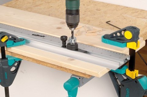 Listwa do połączeń kołkowych Wolfcraft 5,6,8,10mm Listwa do połączeń kołkowych Wolfcraft 5,6,8,10mm