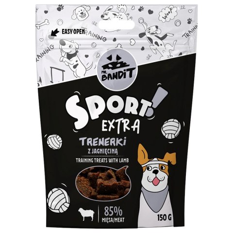 VetExpert Mr.Bandit SPORT EXTRA Trenerki z jagnięciną - Przysmak dla psów - 150g VetExpert Mr.Bandit SPORT EXTRA Trenerki z jagnięciną - Przysmak dla psów - 150g