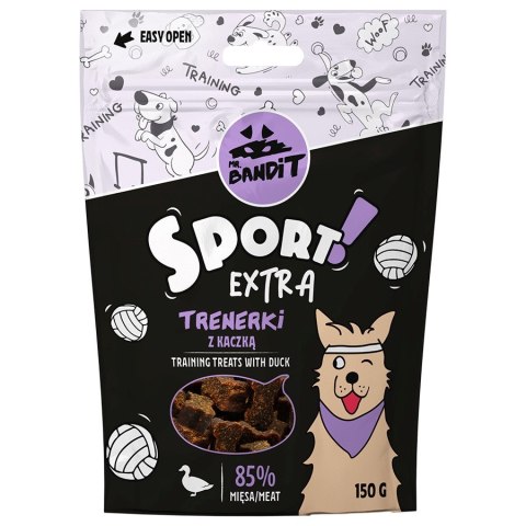 VetExpert Mr.Bandit SPORT EXTRA Trenerki z kaczką - Przysmak dla psów - 150g VetExpert Mr.Bandit SPORT EXTRA Trenerki z kaczką - Przysmak dla psów - 150g