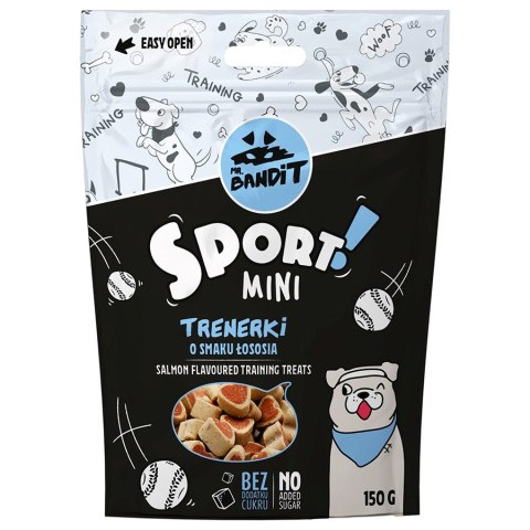 VetExpert Mr.Bandit SPORT MINI Trenerki łososia - Przysmak dla psów - 150g VetExpert Mr.Bandit SPORT MINI Trenerki łososia - Przysmak dla psów - 150g