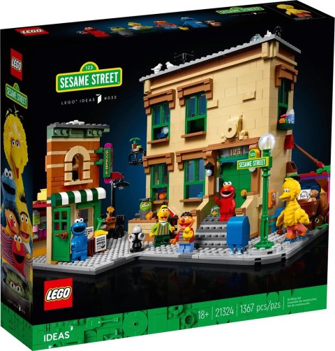 LEGO Ideas 21324 123 Ulica Sezamkowa LEGO Ideas 21324 123 Ulica Sezamkowa