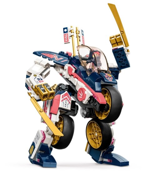 LEGO Ninjago 71792 Mech Sory zmieniający się w motocykl wyścigowy LEGO Ninjago 71792 Mech Sory zmieniający się w motocykl wyścigowy